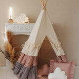 “Powder Frills” Teepee Tent with Frills