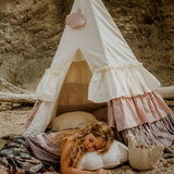 “Powder Frills” Teepee Tent with Frills