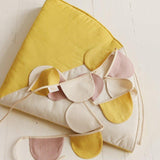 Linen “Powder Pink Circus” Garland with Half Moons