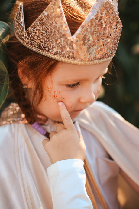 “Rose Gold Sequins” Crown