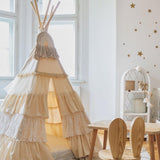 “Shabby Chic” Teepee Tent with Frills