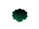 Velvet “Emerald Pearl” Shell Pillow
