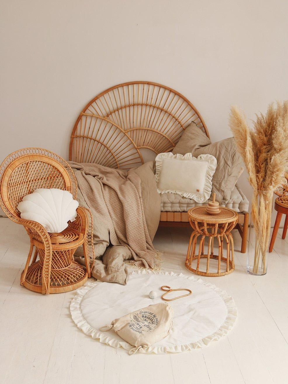 Soft Velvet “White” Shell Pillow