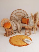 Soft Velvet "Mustard" Shell Pillow