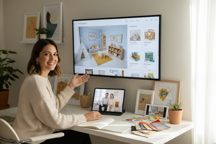  virtual session to explore your personalized room layout and curated cart.